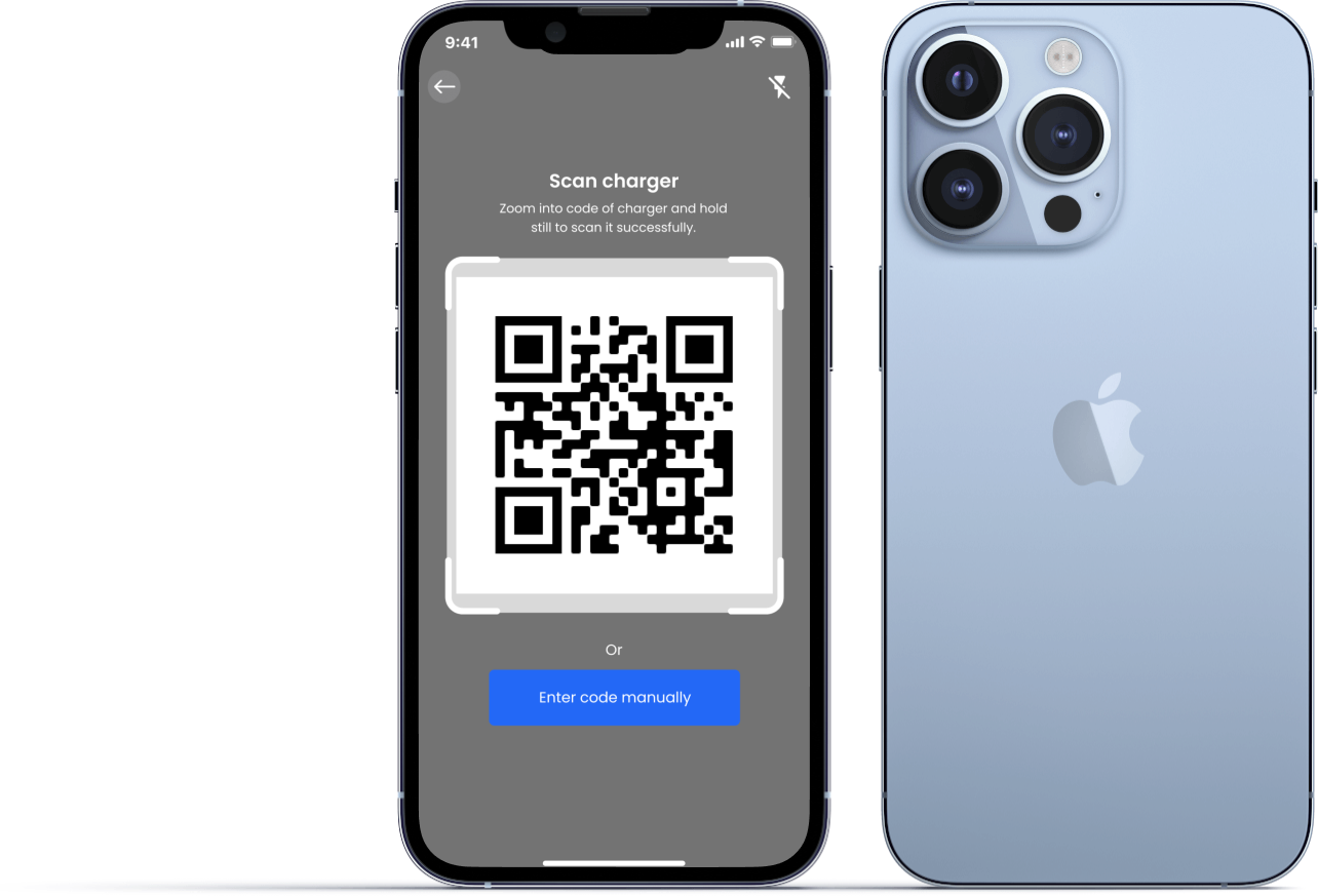 eDrive qr kod prikazan na telefonu