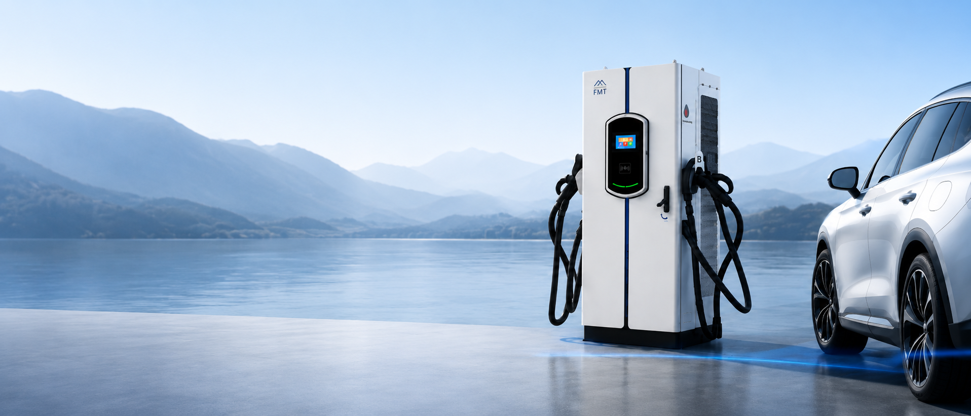 FMT DC 160-360kW punjač električnih vozila pored mora